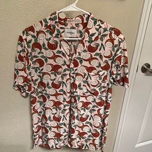 Pink with brown and green coconuts! Small goodfellow and co